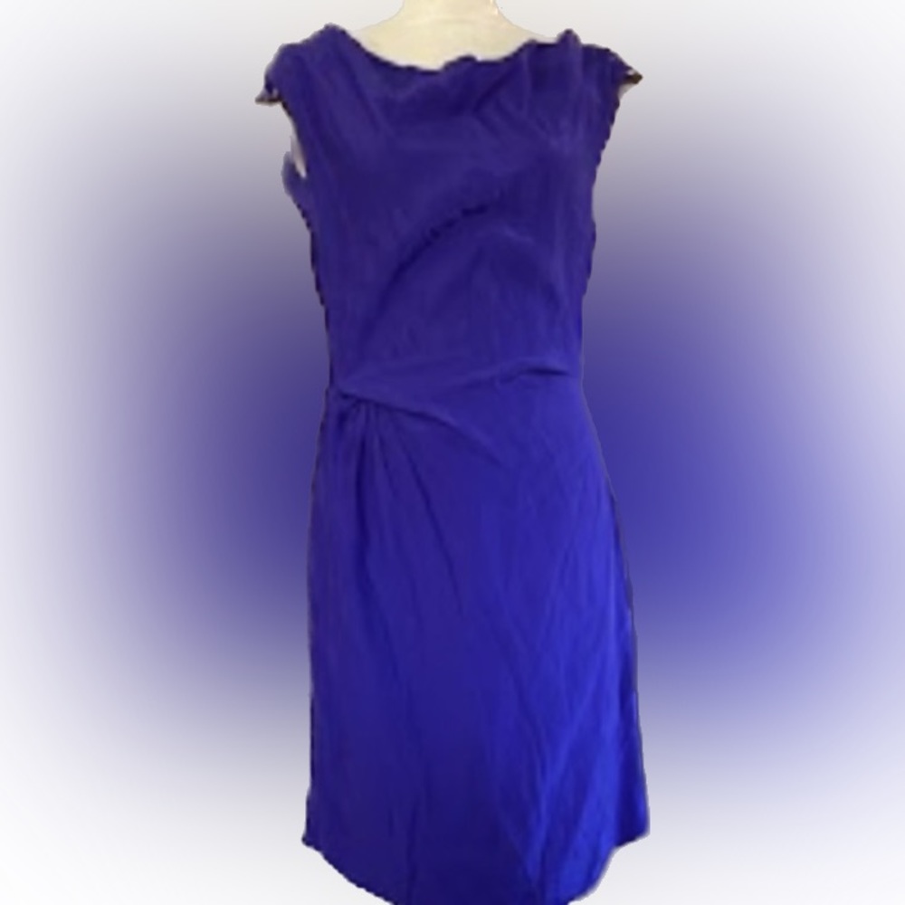 Electric blue Silk Alex + Alex dress